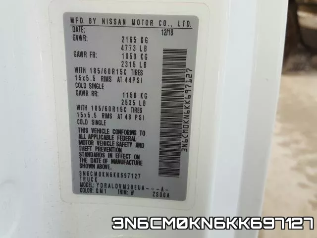 3N6CM0KN6KK697127 фото 2