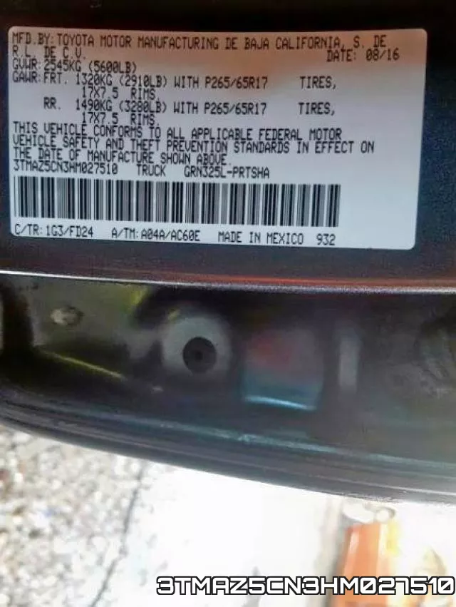 3TMAZ5CN3HM027510 фото 2