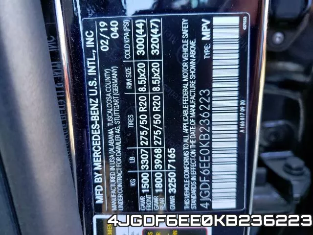 4JGDF6EE0KB236223 фото 2