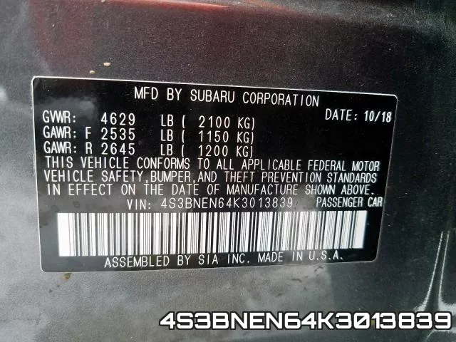 4S3BNEN64K3013839 фото 2