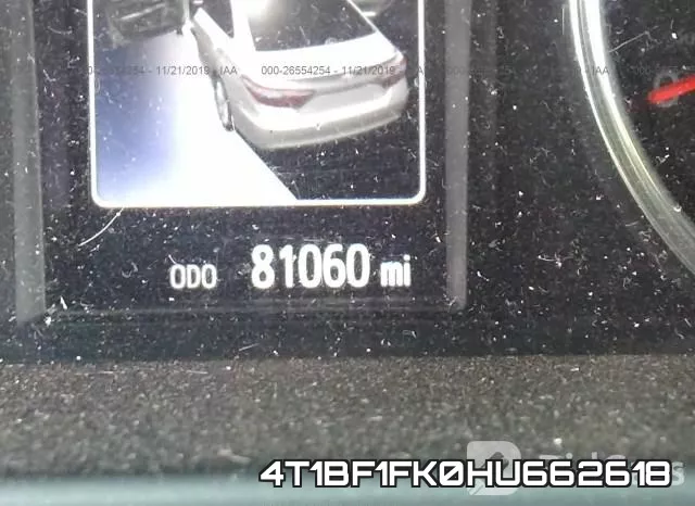 4T1BF1FK0HU662618 фото 8