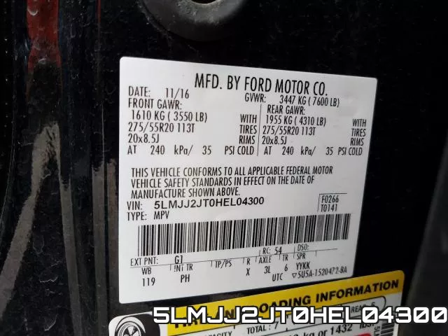 5LMJJ2JT0HEL04300 фото 2