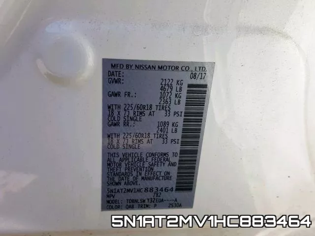 5N1AT2MV1HC883464 фото 2
