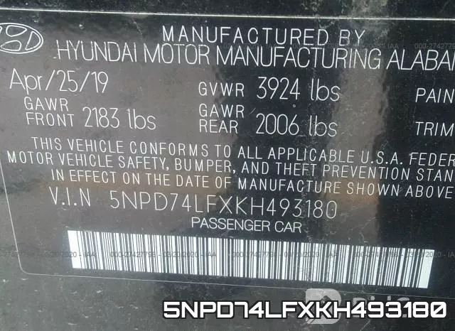 5NPD74LFXKH493180 фото 10