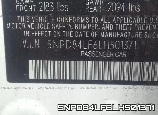 5NPD84LF6LH501371 фото 10