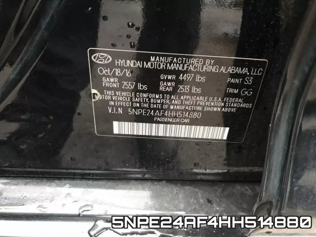 5NPE24AF4HH514880 фото 2