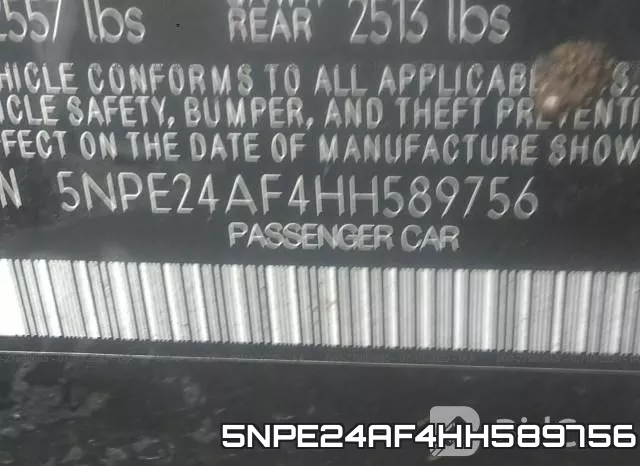 5NPE24AF4HH589756 фото 10