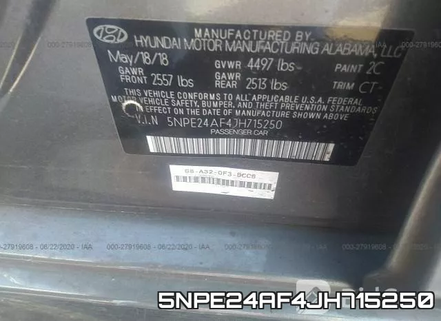 5NPE24AF4JH715250 фото 10