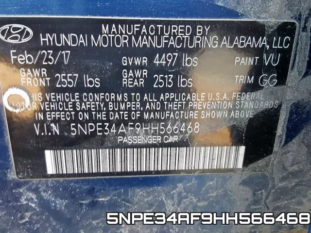 5NPE34AF9HH566468 фото 2