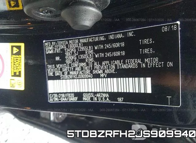 5TDBZRFH2JS909940 фото 10