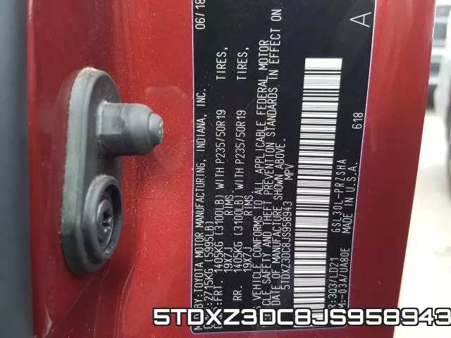 5TDXZ3DC8JS958943 фото 2