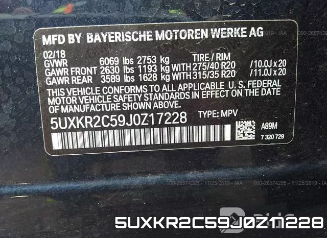 5UXKR2C59J0Z17228 фото 10