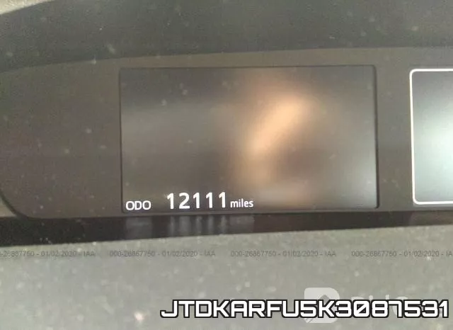 JTDKARFU5K3087531 фото 8