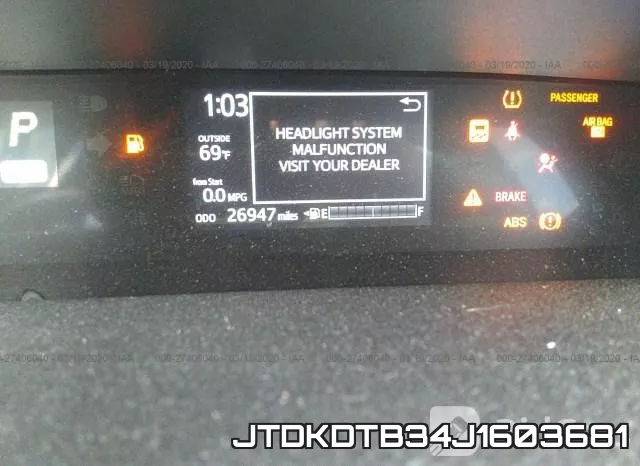 JTDKDTB34J1603681 фото 8