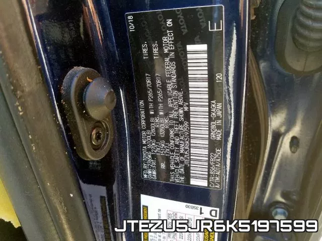 JTEZU5JR6K5197599 фото 2