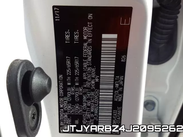 JTJYARBZ4J2095262 фото 2