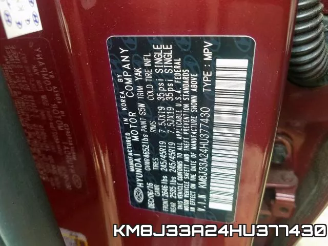 KM8J33A24HU377430 фото 2
