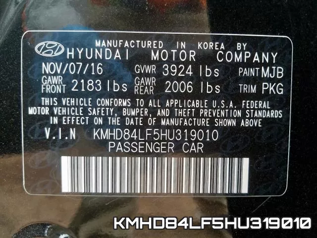 KMHD84LF5HU319010 фото 2