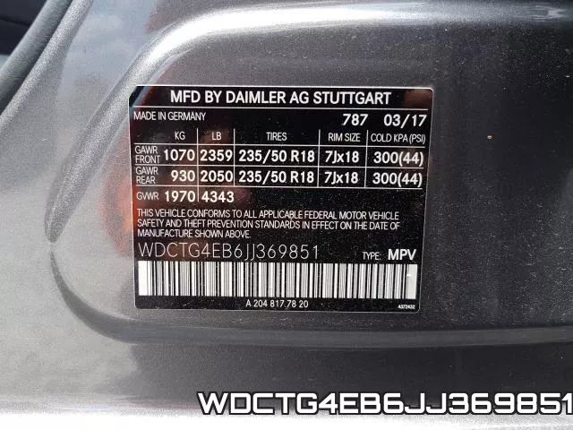 WDCTG4EB6JJ369851 фото 2