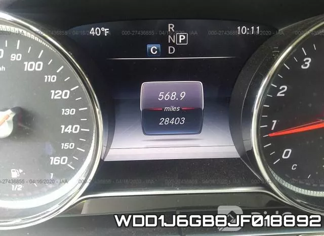 WDD1J6GB8JF018892 фото 8