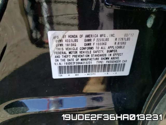 19UDE2F36HA013231 фото 2