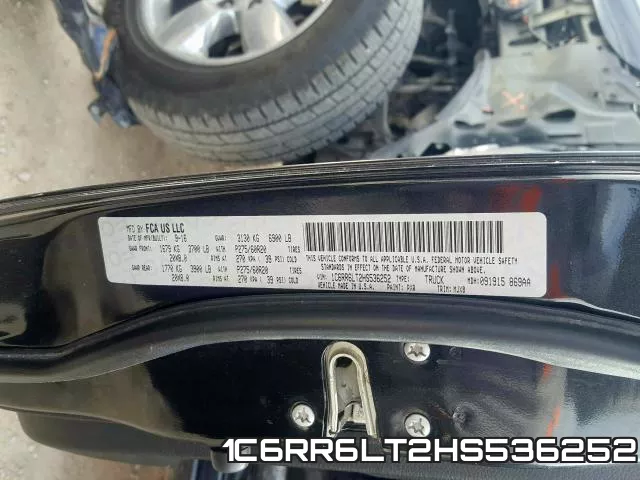 1C6RR6LT2HS536252 фото 2