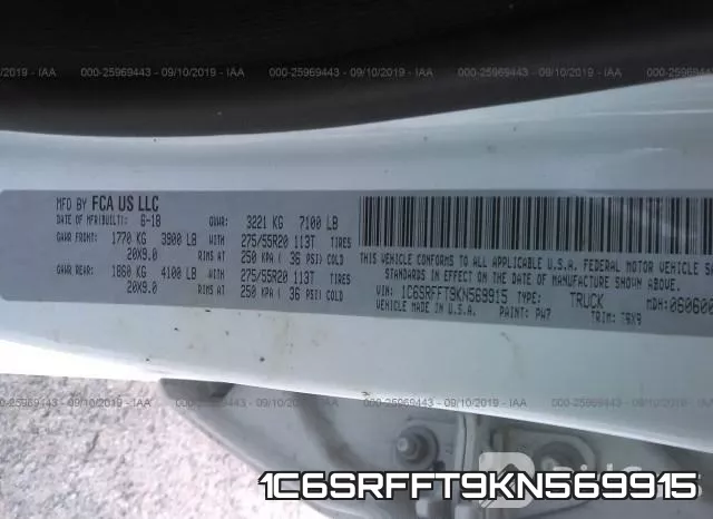 1C6SRFFT9KN569915 фото 10