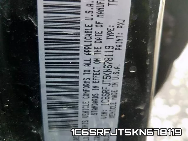 1C6SRFJT5KN678119 фото 2