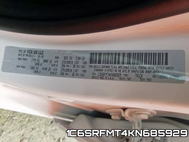 1C6SRFMT4KN685929 фото 2