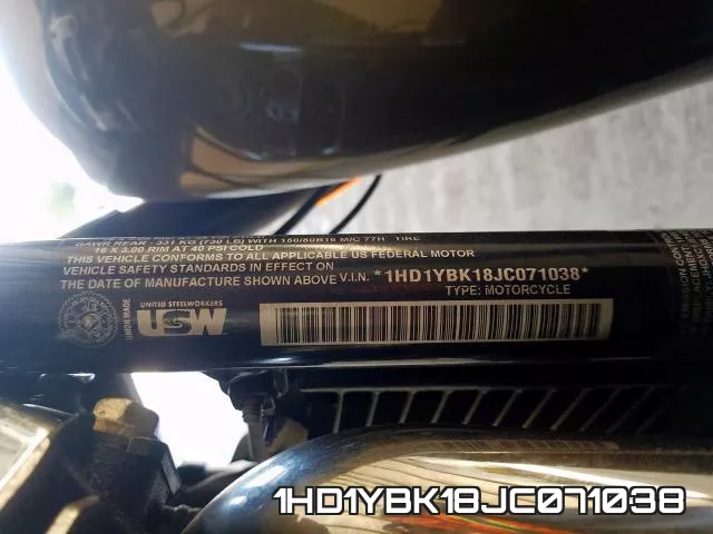 1HD1YBK18JC071038 фото 2