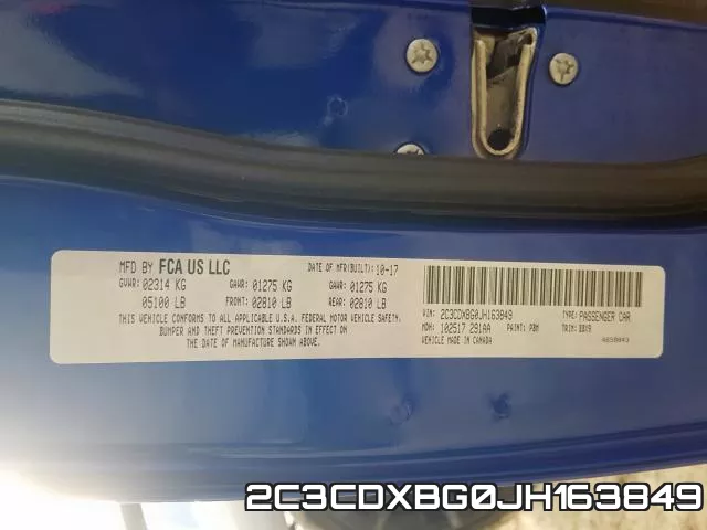 2C3CDXBG0JH163849 фото 2
