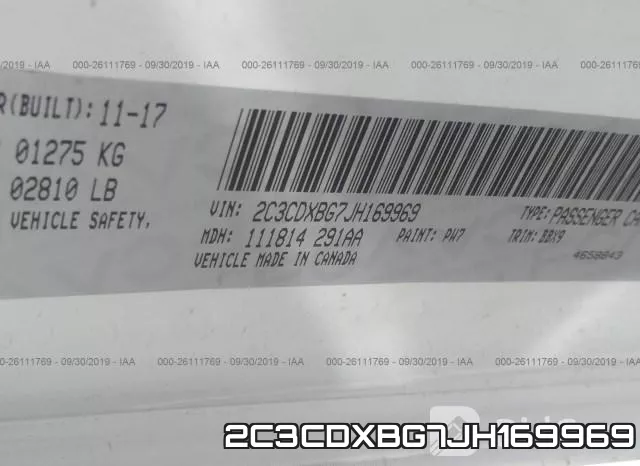 2C3CDXBG7JH169969 фото 10