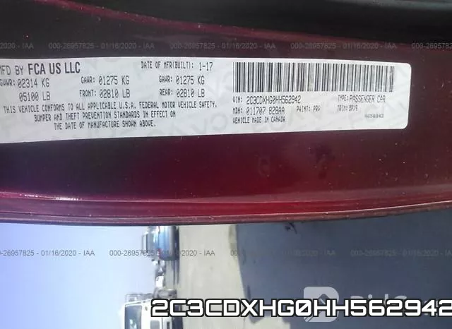 2C3CDXHG0HH562942 фото 10