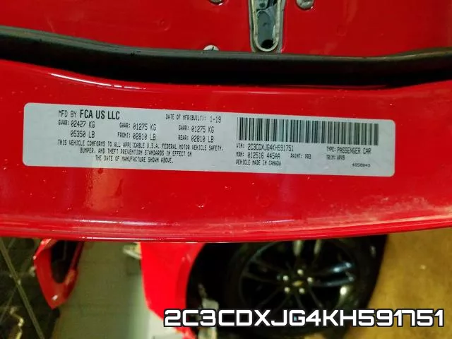 2C3CDXJG4KH591751 фото 2