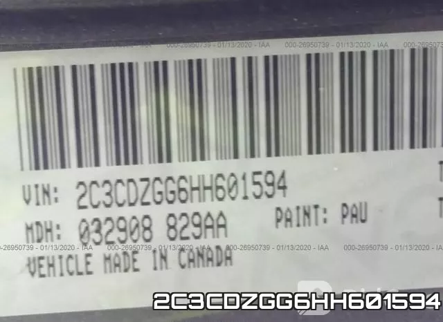 2C3CDZGG6HH601594 фото 10