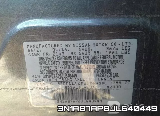 3N1AB7AP8JL640449 фото 10