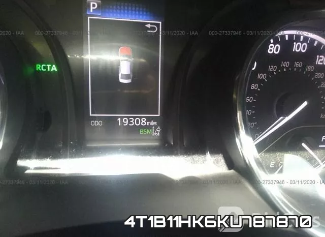 4T1B11HK6KU787870 фото 8