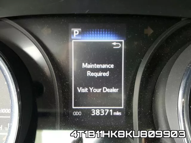 4T1B11HK8KU809903 фото 9