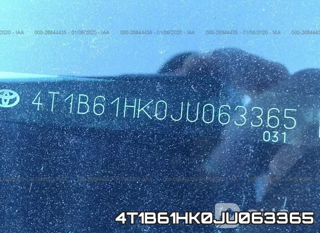 4T1B61HK0JU063365 фото 10