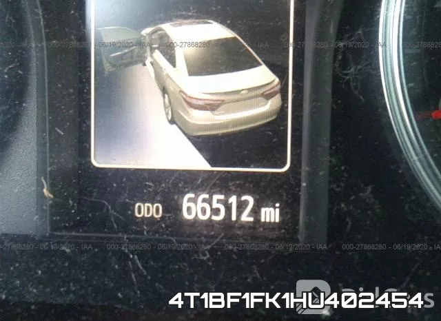 4T1BF1FK1HU402454 фото 8
