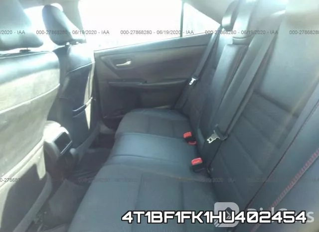 4T1BF1FK1HU402454 фото 9