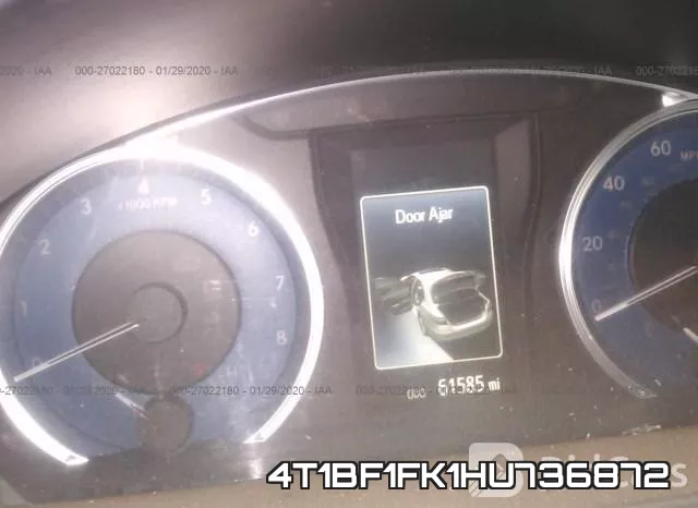 4T1BF1FK1HU736872 фото 8
