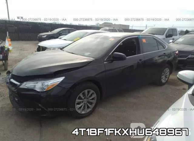 4T1BF1FKXHU648967 фото 3