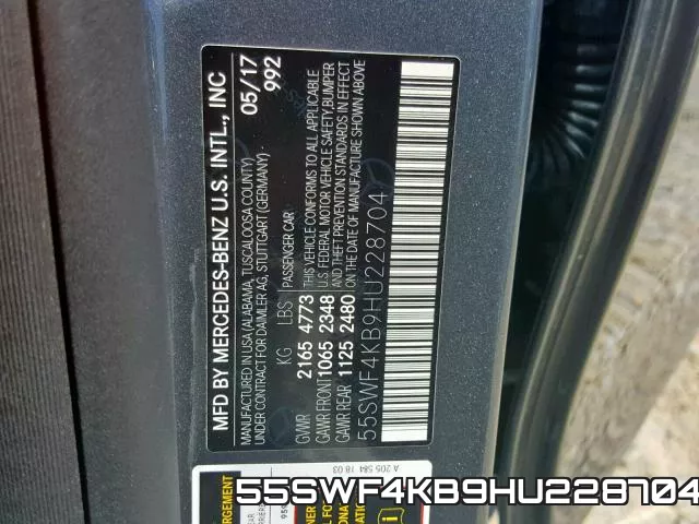 55SWF4KB9HU228704 фото 2
