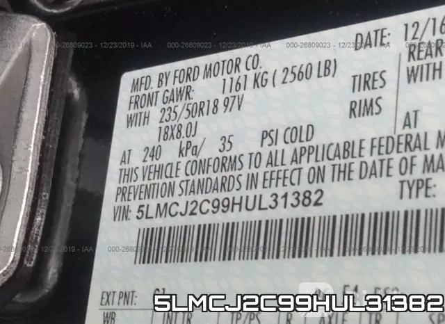 5LMCJ2C99HUL31382 фото 10