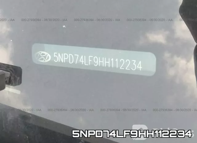 5NPD74LF9HH112234 фото 10
