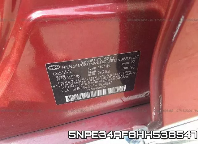 5NPE34AF8HH538547 фото 10