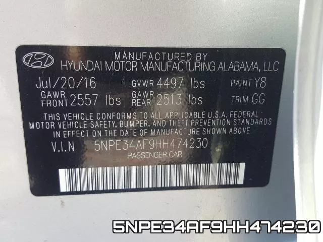 5NPE34AF9HH474230 фото 2