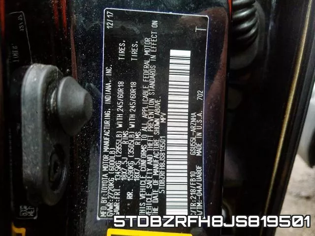 5TDBZRFH8JS819501 фото 2
