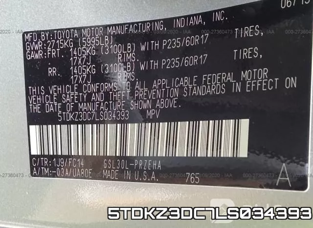 5TDKZ3DC7LS034393 фото 10